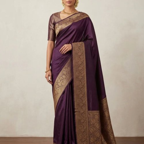 Banarsi Cottton Silk Saree Banarsi Cottton Silk Saree