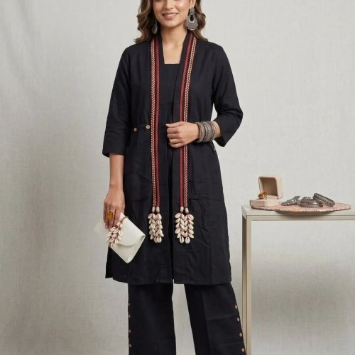 Long Shrug with Pant Co-Ord Set
