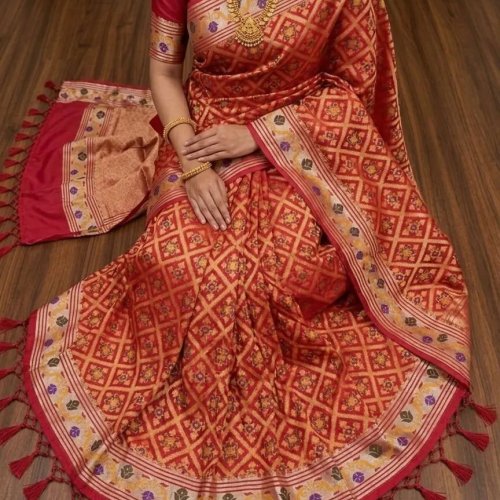 Woven Paithani Pure Silk Saree Woven Paithani Pure Silk Saree