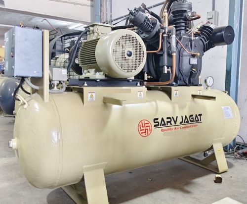 25 HP 12 Bar High Pressure Reciprocating Air Compressor