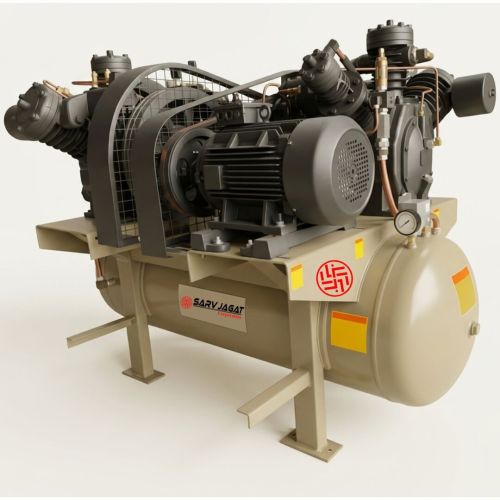 40 HP Duplex Reciprocating Piston Air Compressor