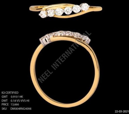 14K Gold Diamond Ring