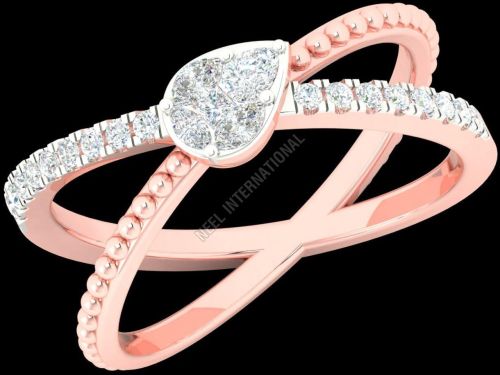Bridal Rose Gold Diamond Ring