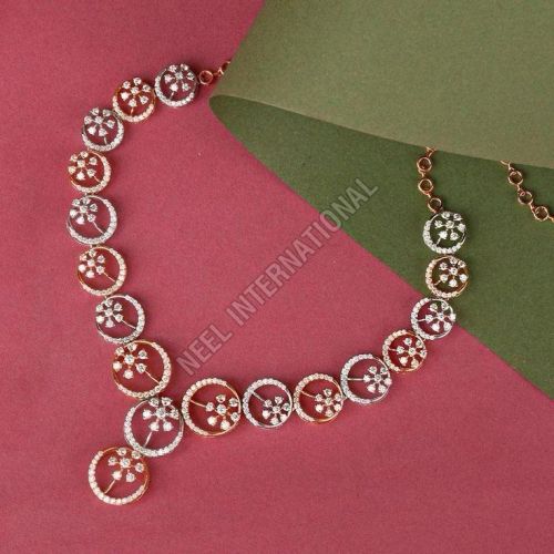 Certified Diamond Gold Necklace
