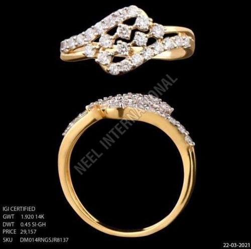 Daily Wear Diamond Gold Ring