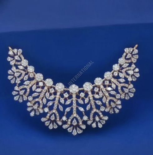 Modern Diamond Mangalsutra Pendant