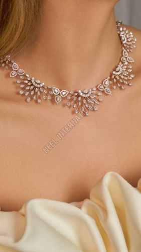 Real Diamond Gold Necklace