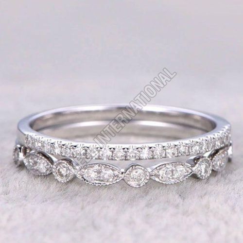 Silver Diamond Ring