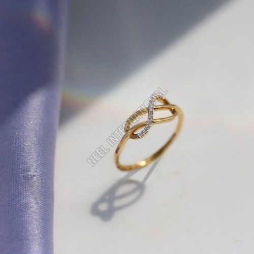 Solitaire Diamond Gold Ring
