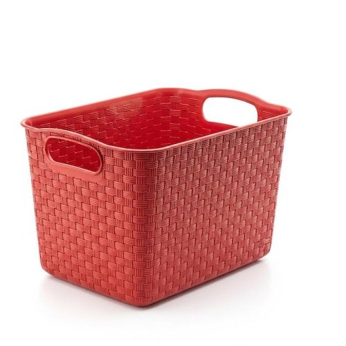 Coral Woven Storage Box