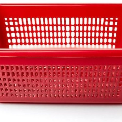 Red Vented Utility Basket