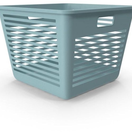 Slatted Plastic Storage Basket