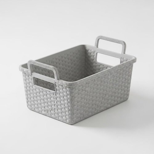 Woven Plastic Storage Organizer Basket