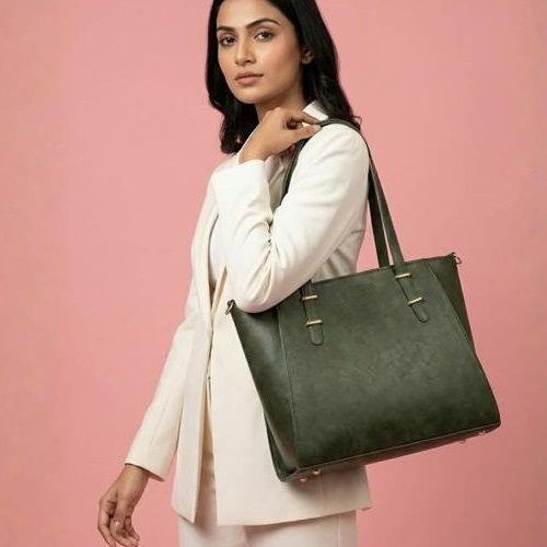 Women&Rsquo;S Premium Vegan Leather Office Tote Bag Women&Rsquo;S Premium Vegan Leather Office Tote Bag