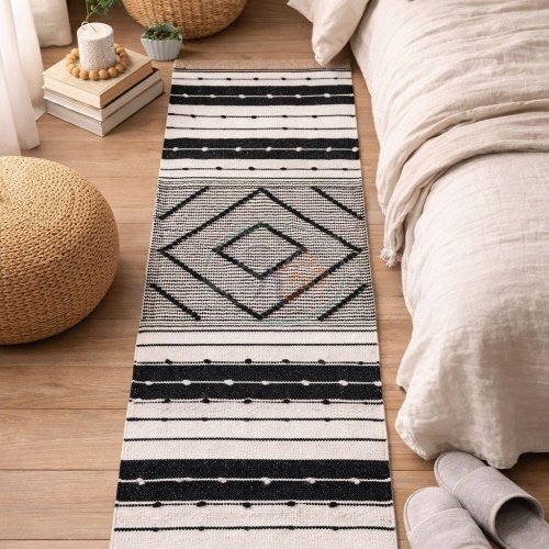 Handwoven Cotton Runner Rug