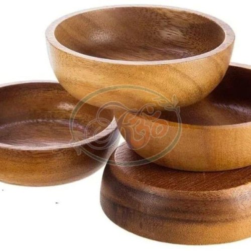 Round Wooden Bowls