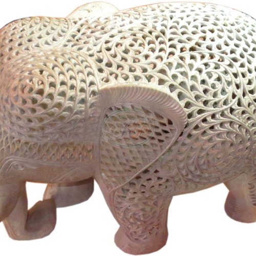Soapstone Elephant Statue