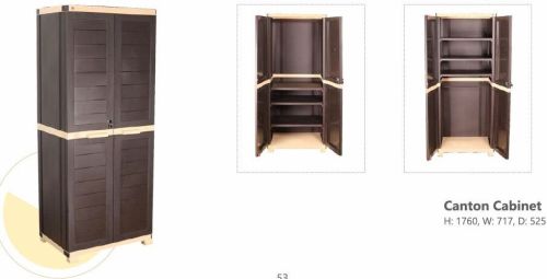 Cello Brown Plastic Canton Cabinet