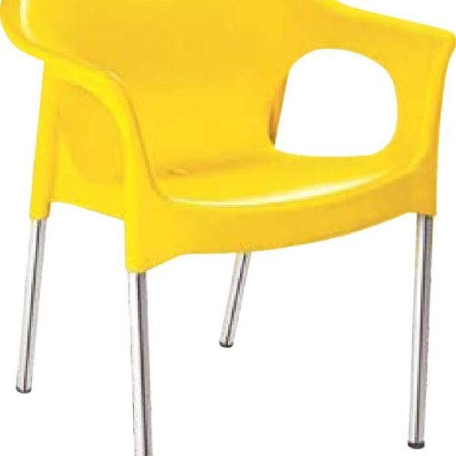 Cello Metallo Yellow Plastic Chair