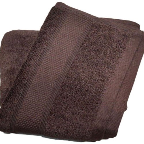 Brown Cotton Hand Towels