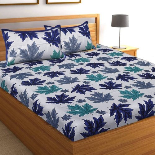 Cotton Screen Printed Double Bed Sheet