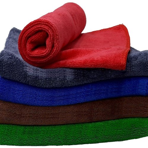 Multicolor Microfiber Hand Towels