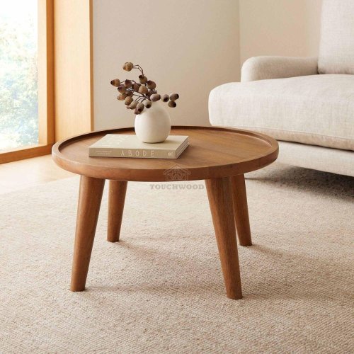 Contemporary Wooden Coffee Center Table