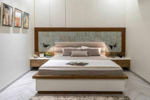 Full Size Wooden Modern Bed