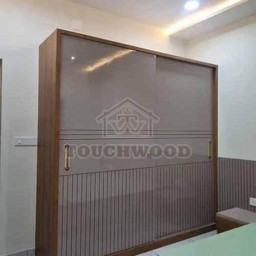 Sliding Door Wooden Wardrobe