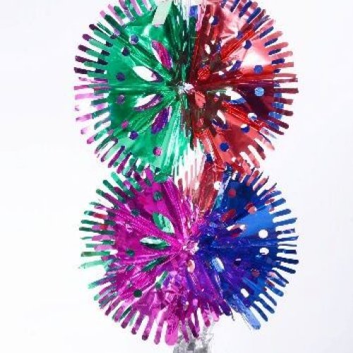 Colorful Tinsel Film Decorative Hanging