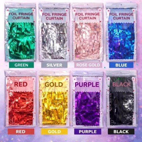 Metallic Shimmer Curtain