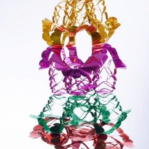 Multicolor Metallic Film Decorative Hanging