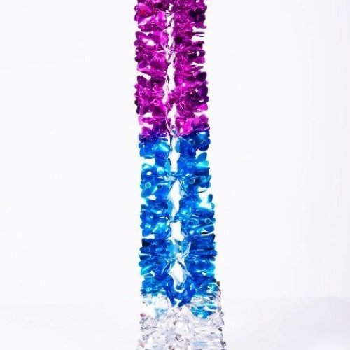 Multicolor Metallic Tinsel Film Garland