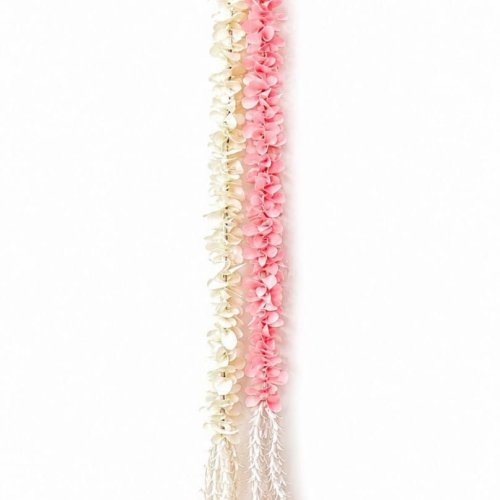 Pink White Artificial Flower Garland