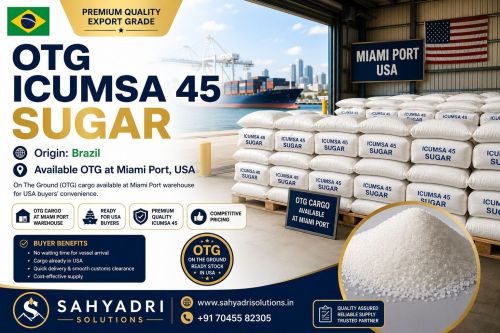 Otg ICUMSA 45 Sugar at Miami