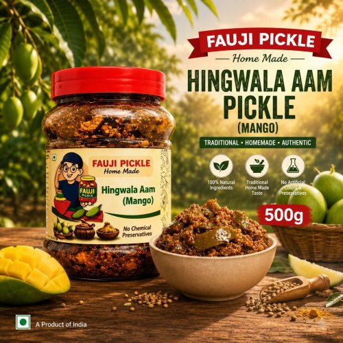 500gm Fauji Hingwala Aam Pickle