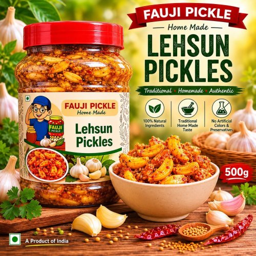 500gm Fauji Lehsun Pickle