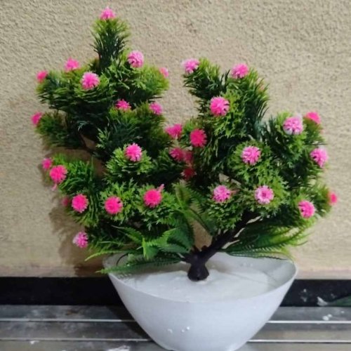Artificial Bonsai Flower Pot Set for Home