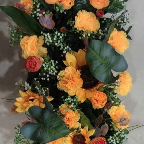 Artificial Floral Backdrop Panel