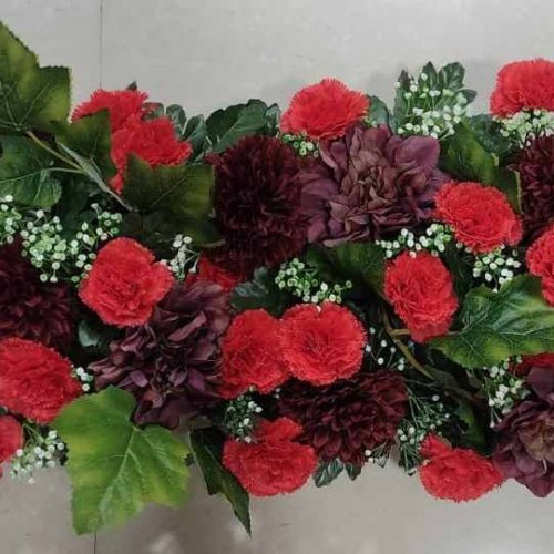 Artificial Floral Wedding Stage Backdrop Panel