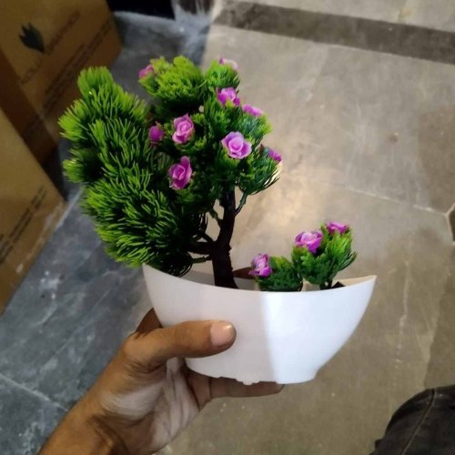Artificial Potted Bonsai Flower Pot