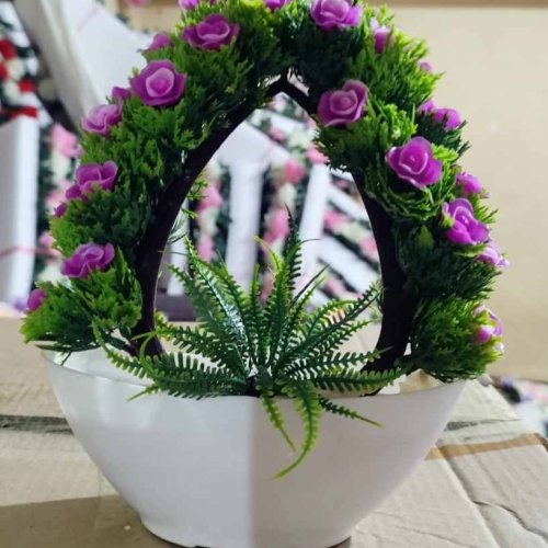 Small Artificial Floral Pot