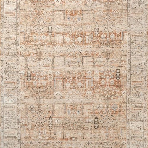 Hand Knotted Vintage Distressed Wool Rug