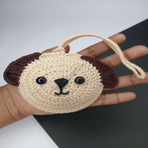 Handmade Cute Puppy Crochet Pouch