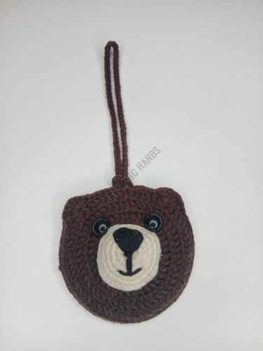 Handmade Teddy Crochet Pouch