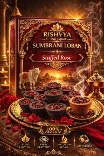 Cowdung Rose Cup Sambarani