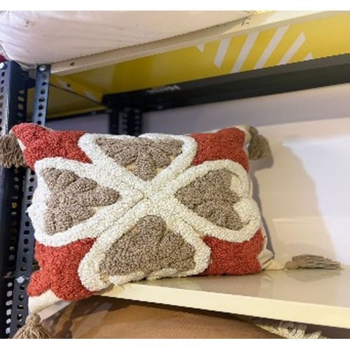 Floral Cotton Throw Pillow Cover