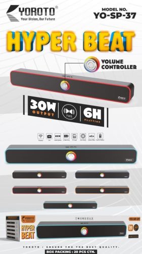 Yoroto Hyperbeat 30W Soundbar Speaker