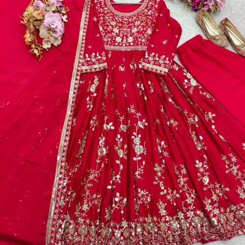 Bollywood Style Georgette Gown Set