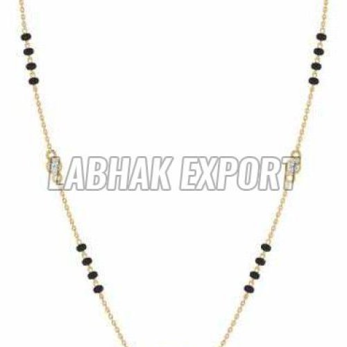 Butterfly Diamond Gold Mangalsutra